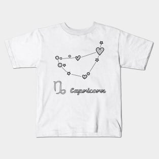 capricorn zodiac sign Kids T-Shirt